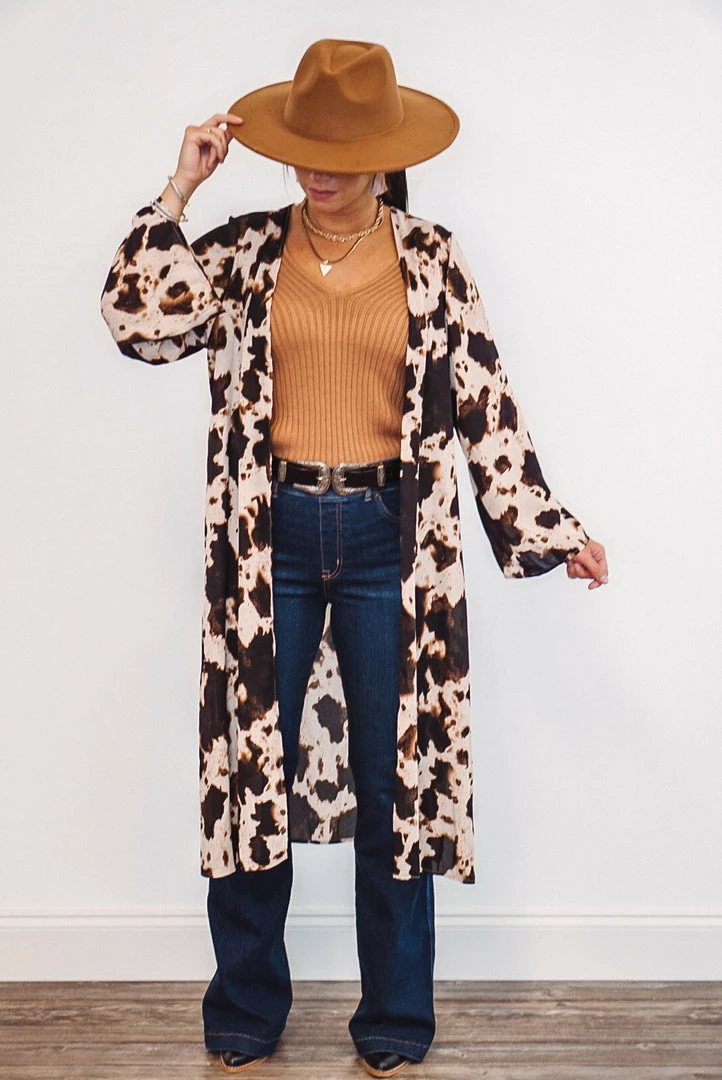 Purple Door Boutique Wildlife Tan Animal Print Duster 1 Purple Door Boutique Wildlife Tan Animal Print Duster