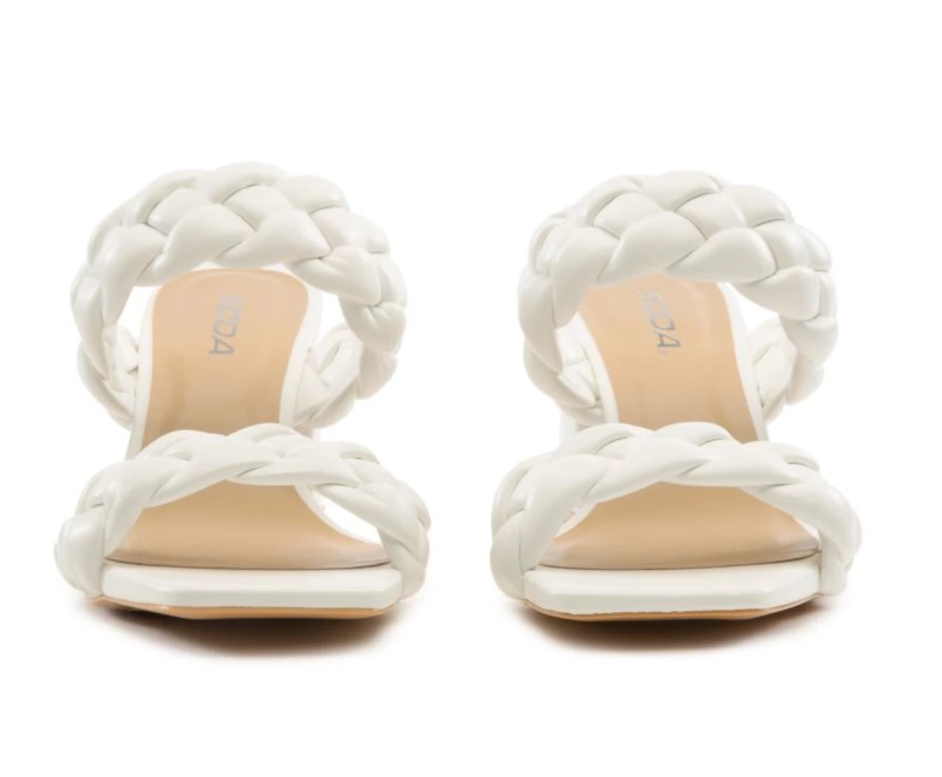 Purple Door Boutique New Arrivals The White Braided Heel 3 Purple Door Boutique New Arrivals The White Braided Heel