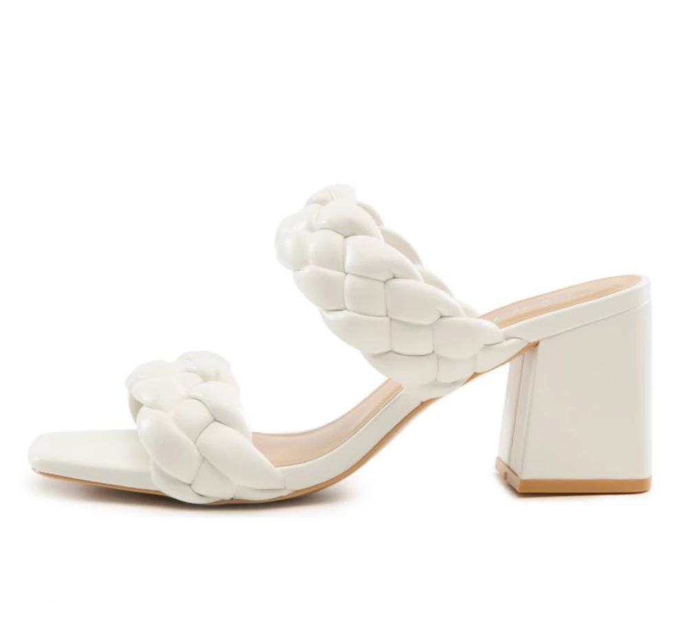 Purple Door Boutique New Arrivals The White Braided Heel 1 Purple Door Boutique New Arrivals The White Braided Heel