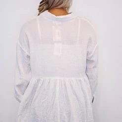 The Purple Door Boutique Spring Essential Off White Top