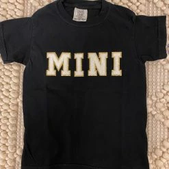 The Purple Door Boutique New Arrivals Youth Mini Patch Black Tee