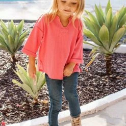 Purple Door Boutique New Arrivals Youth Bubble Gum Knit Top