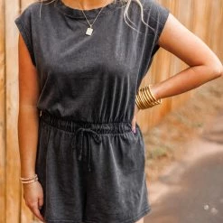 Z Supply Black Kelby Romper