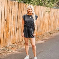 Z Supply Black Kelby Romper
