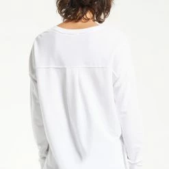 Z Supply White V Neck Weekender
