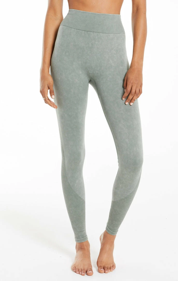 Lounge & Athletic Wear Z Supply Walk It Out Sage Legging 1 Lounge & Athletic Wear Z Supply Walk It Out Sage Legging