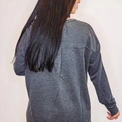 Z Supply Washed Black V Neck Weekender Ladies'