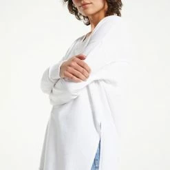 Z Supply White V Neck Weekender